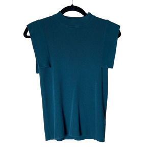 Kurane Clane Knit Forest Green Sleeveless top sz 2